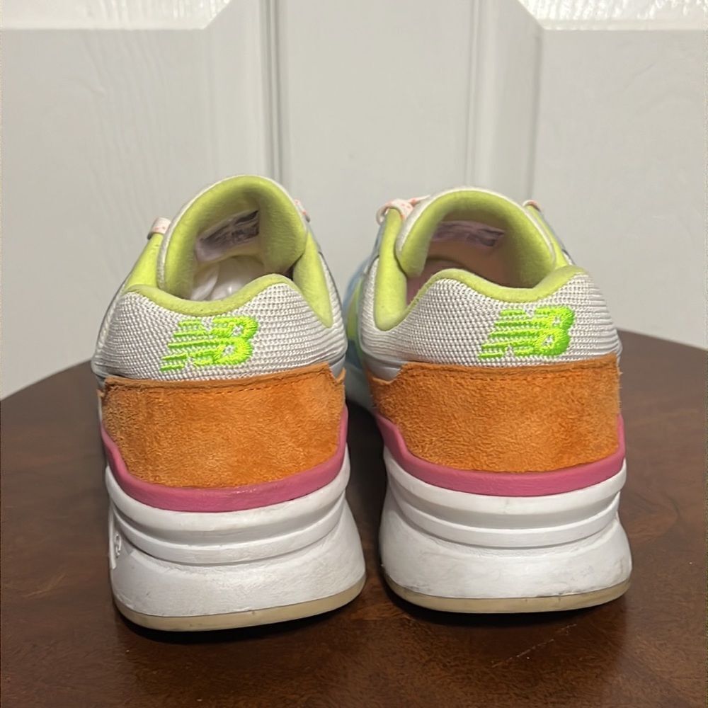 NEW BALANCE  997H‎ Sneakers WHITE PASTEL MULTI Women 11 - EXCELLENT - Rare! - Picture 6 of 14
